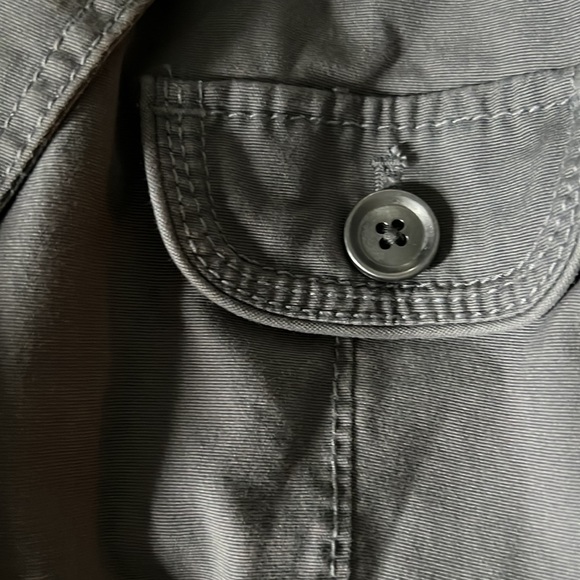 Loft grey spring jacket Sz M medium 3/4 sleeves ❤️🔥 - Picture 3 of 8